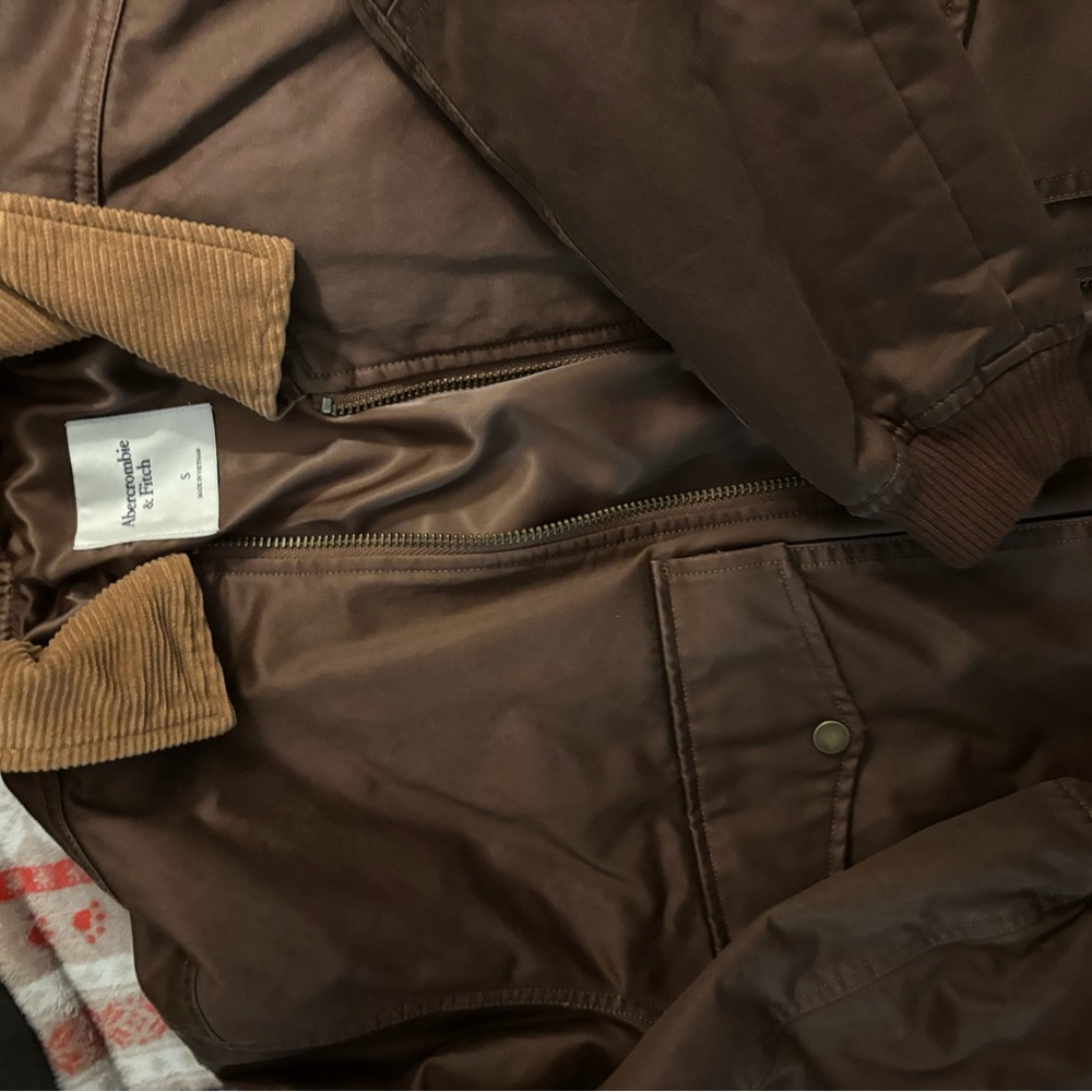Abercrombie & Fitch Brown Bomber Jacket